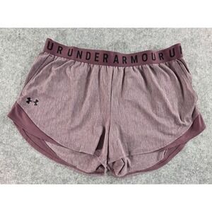 Women's Under Armour UA Play Up Twist Shorts 3.0 Size XL Loose Fit Purple